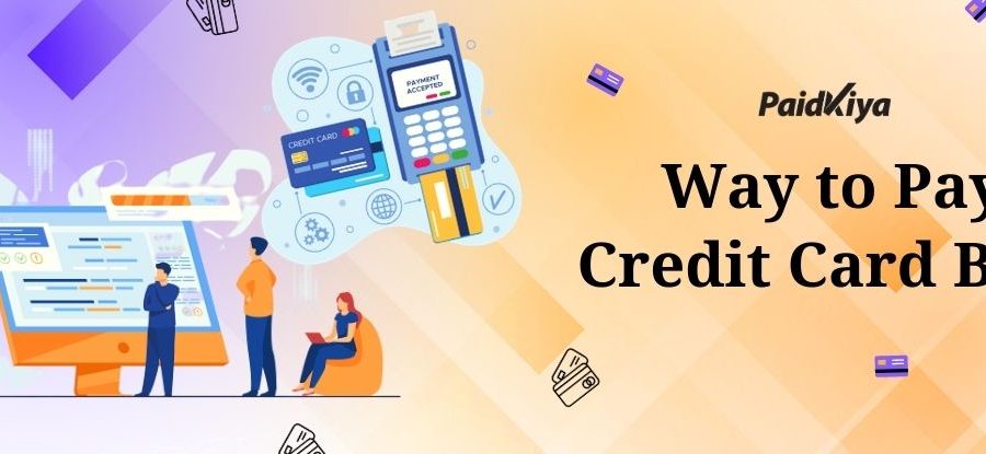 Credit Crad bills pay using another credit card via Paidkiya